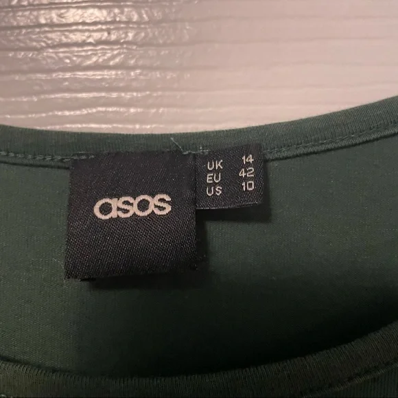 ASOS Midi Dress with Short Sleeves - Picture 5 of 6